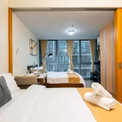 One Uptown Residence 1Br 2Bed Affordable for 4