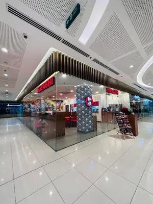 an empty shopping mall with a store in it at 5th One Bedroom Condo in Grace Residences Taguig in Manila