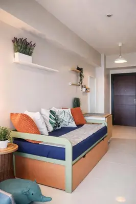 a bedroom with a bed in a room at 20F Modern Cozy BGC Suite across 2 Major Malls with Washer FREE Parking in Manila
