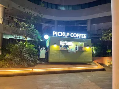 a food truck on display in a building at E & T Homecations 2 Bedroom Apartment at SMDC Air Residences in Manila