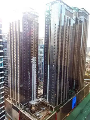 a view of a large city with tall buildings at One Uptown 2-bed 1BR w/XBOX, Netflix in BGC in Manila