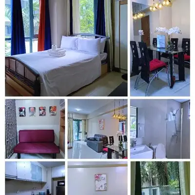1BR at TWO PALMTREE VILLAS Across Manila airport terminal 3