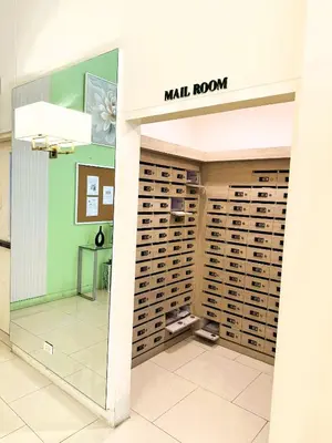 a mall room with a wall of wine racks at JFam Suites, C3-3N Studio, Up To 4 Pax in Biñan
