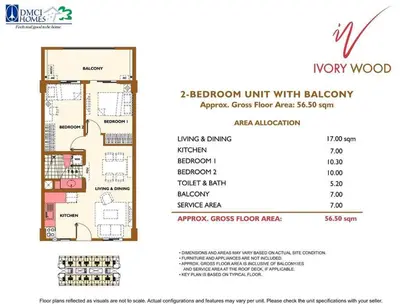 a page of a floor plan of a bathroom unit with bakery at Available Resort Type Condo Unit in Manila