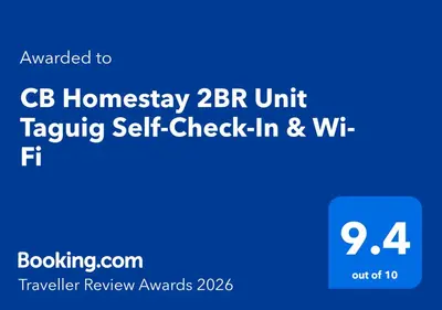 a blueberry brittiny set check in and wt screenshot at CB Homestay 2BR Unit Taguig Self-Check-In & Wi-Fi in Manila