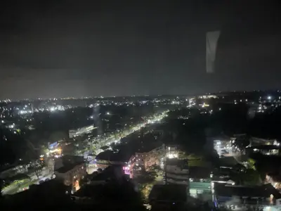a view of a city at night with lights at M&Ms Place in Dasmariñas