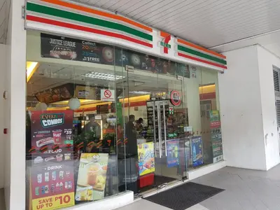 a store front of a grocery store with its doors open at Studio unit at The Beacon Makati near Greenbelt in Manila