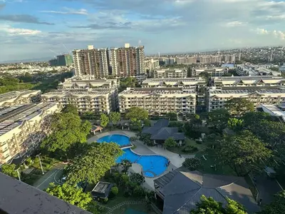 an aerial view of a city with buildings at Condo in Taguig, 2br condo, Acacia Estates, BGC, in Manila