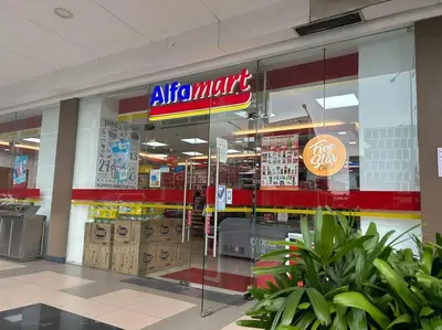 a store with an air limit sign on the window at OKADA Pasay MOA 1257 DYNASTEL SHORE STAYCATION in Manila