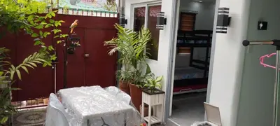 a entrance to a room with plants and a doorway at 6 Guest - Unit 2 Studio type in Santa Rosa