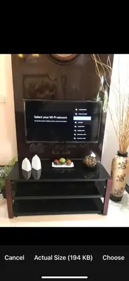a black table with food on top of it at Montecito Luxury 1 bedroom condominium in Manila
