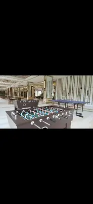a building with a bunch of chairs in front of it at The Atherton in Manila