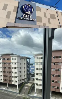 a view from a window of a building at Starlight Suites in Trece Martires