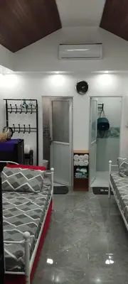 a room with two bunk beds in a room at 15 Guest - Unit 1&2 House type and Studio type in Pasong Mannga