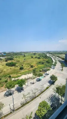 an aerial view of a street and a road at Le Palis Suite in Bukal