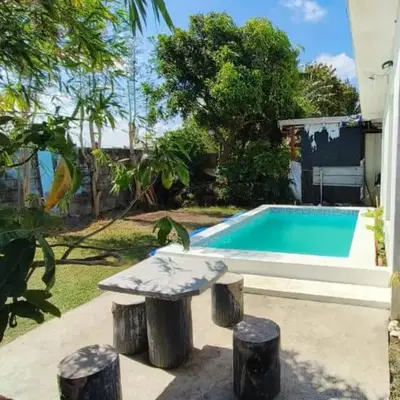 Matthew's Private Pool by Mia and Miguel's House