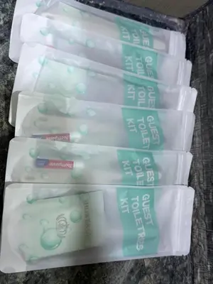 a group of four toothbrushes in plastic packages at 2 BR Condo SMDC Breeze Residences in Manila