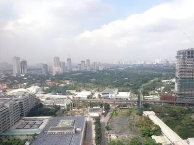 a view of a city with buildings in the background at ADB AVENUE TOWER in Manila