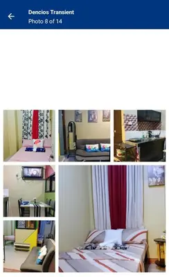 a collage of pictures of a room with a bed at Dencios Transient in Cabuyao