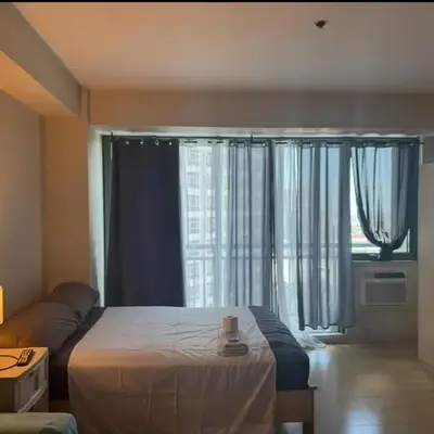 SOHO Central EDSA Shaw Condo Pool front with SMART TV