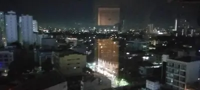 a view of a city at night with lights at CasaMontero@UrbanDecaTowers EDSA in Manila