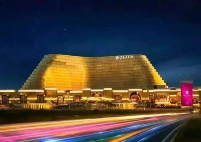 a rendering of the sultan hotel at night at Cozy Shore Residence with balcony near Mall of Asia & airport in Manila