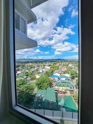 a view from a window of a resort at Apartment Condo Unit in Rizal in Manila