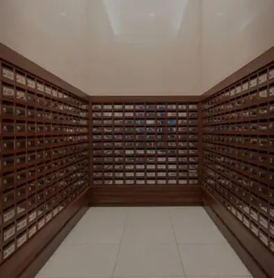 a room filled with wooden racks of wine bottles at 8 Adriatico Manila Condotel Sea View Corner Unit Near St Lukes Clinic in Manila