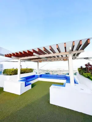 a pavilion on the roof of a building at Hope Stays in Manila