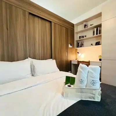 1BR Condotel with Balcony at FAME Residences #FM12