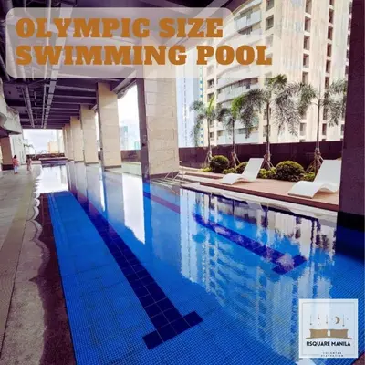 a swimming pool at the olympic spa swimming pool at Nordic Rsquare Manila - with Pool Access in Manila