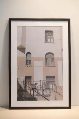 a picture of a bike in front of a building at Modern Living 1 Makati in Manila