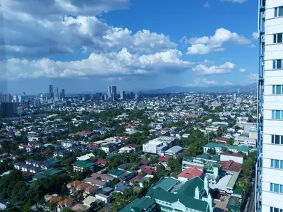 a view of a city from a building at Condo Studio Luxe in Princeton Residences in Manila