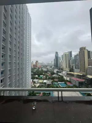 a view of a city from the balcony of a building at Makati Jazz Staycation in Manila