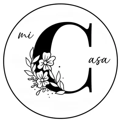 a letter c with flowers in a circle at Mi Casa - Cozy Studio with FREE access to Fitness Centre, swimming pool and stunning City View located near the CBD of Ortigas, Makati, BGC in Manila