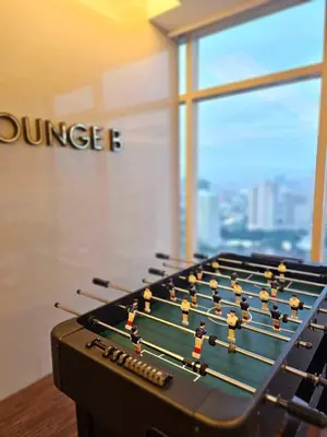 a chess board with a jockeys at City Serenity Escape in Manila
