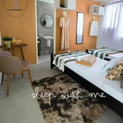 Sleep With Me Room cozy stay near Araneta Center
