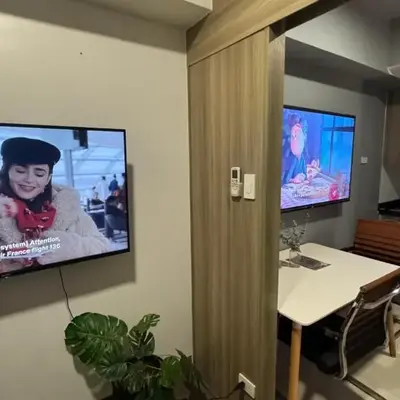 Fame Residences Mandaluyong 1 BR with two Big TV with Balcony