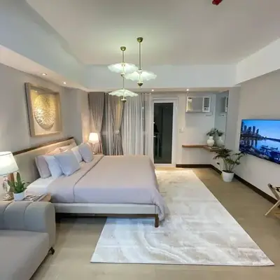 Minimalist and cozy place with balcony