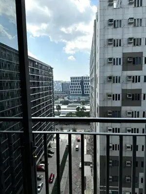 a view from the balcony of a building at European Inspired Shore 2 Residences in Manila