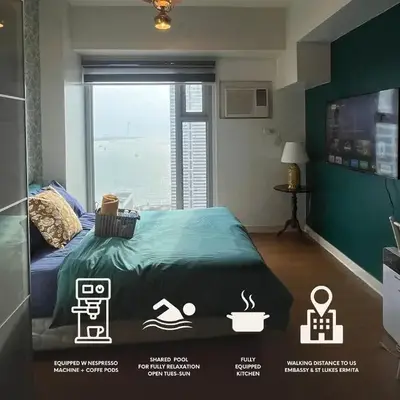 8Adriatico Penthouse Studio Unit! Walk Away to US Embassy and St Lukes Ermita