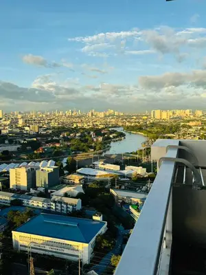 a view of a city from the top of a building at Torre De Manila in Manila