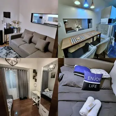 1Br FREE parking with balcony near RCBC