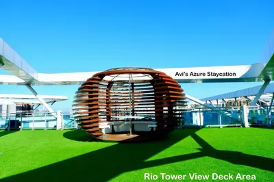a rendering of an rmo tower view desk area on a cruise ship at Azure Urban Resort Residences in Manila