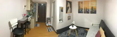 a living room with a hallway with a stairway at Your Home Away From Home in Imus
