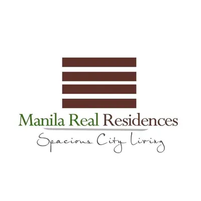 a logo for a manila real resources sparkling city living at Manila Real Residences 8A in Manila