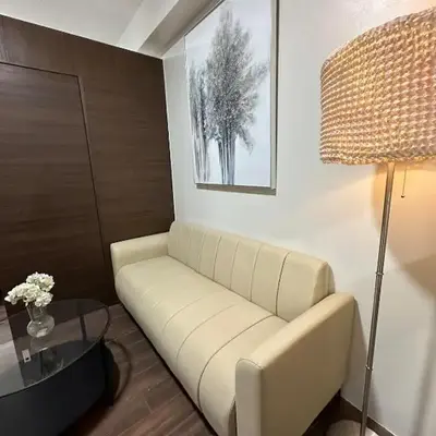 King size bed at Air Residences Condo
