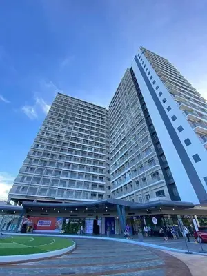 a large building with a lot of windows at 642 - Quiet & secured condo in Cavite with HI speed WIFI in Dasmariñas