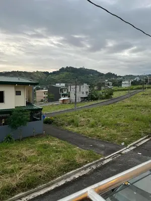 a view of a road in a city at Casa Estela in Binangonan