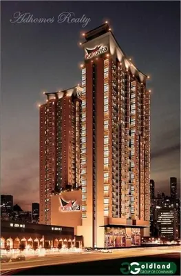 a rendering of a large building with lights on it at Portovita North Tower 10A, 10C in Manila
